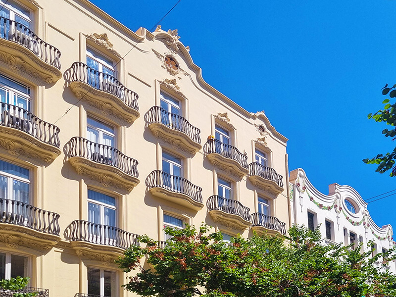 Calle Ciril Amoros in Valencia Spanje