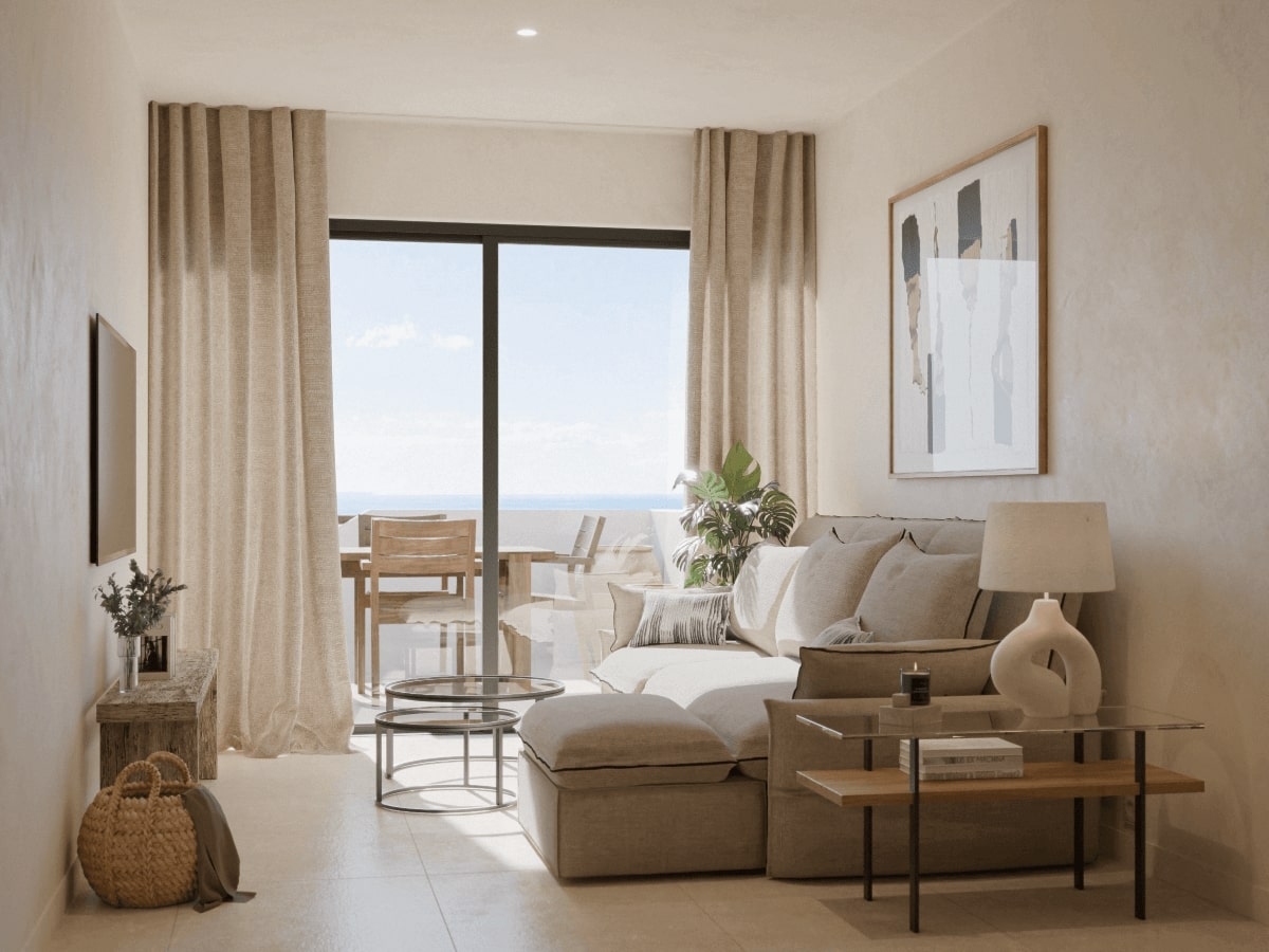 Nieuwbouw appartement met zeezicht in Cullera