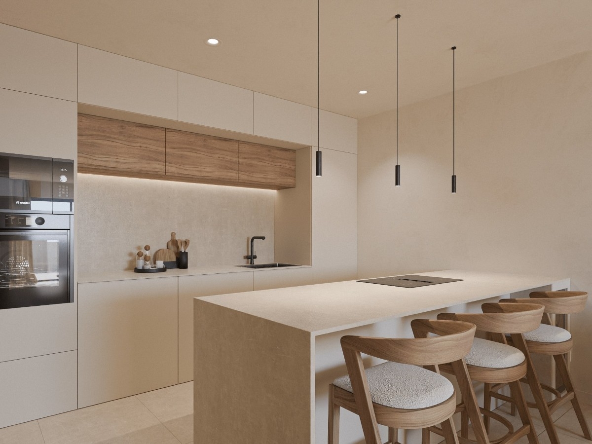 Nieuwbouw appartement met zeezicht in Cullera