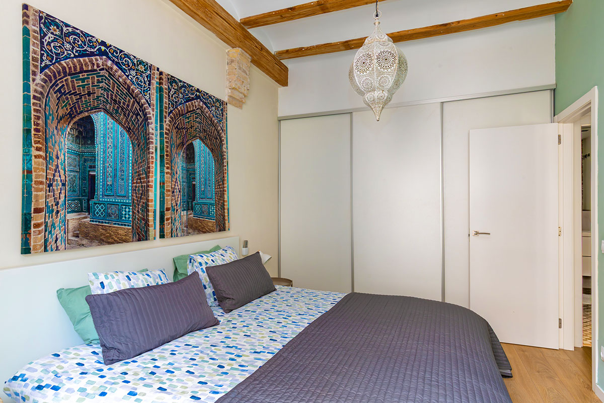 Appartement in Ruzafa, Valencia stad - slaapkamer