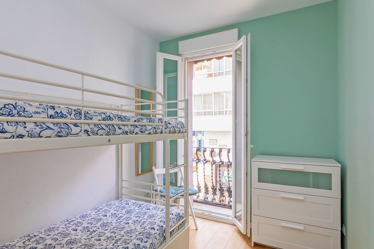 Appartement in Ruzafa, Valencia stad - slaapkamer