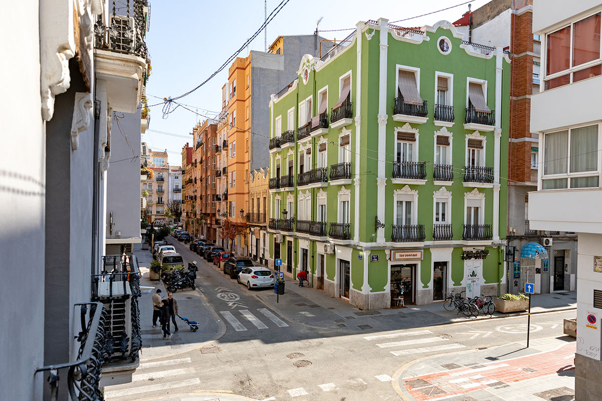 Appartement in Ruzafa, Valencia stad - uitzicht