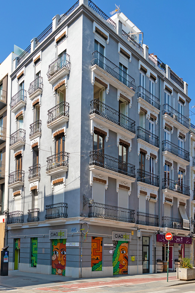 Appartement in Ruzafa, Valencia stad - gebouw