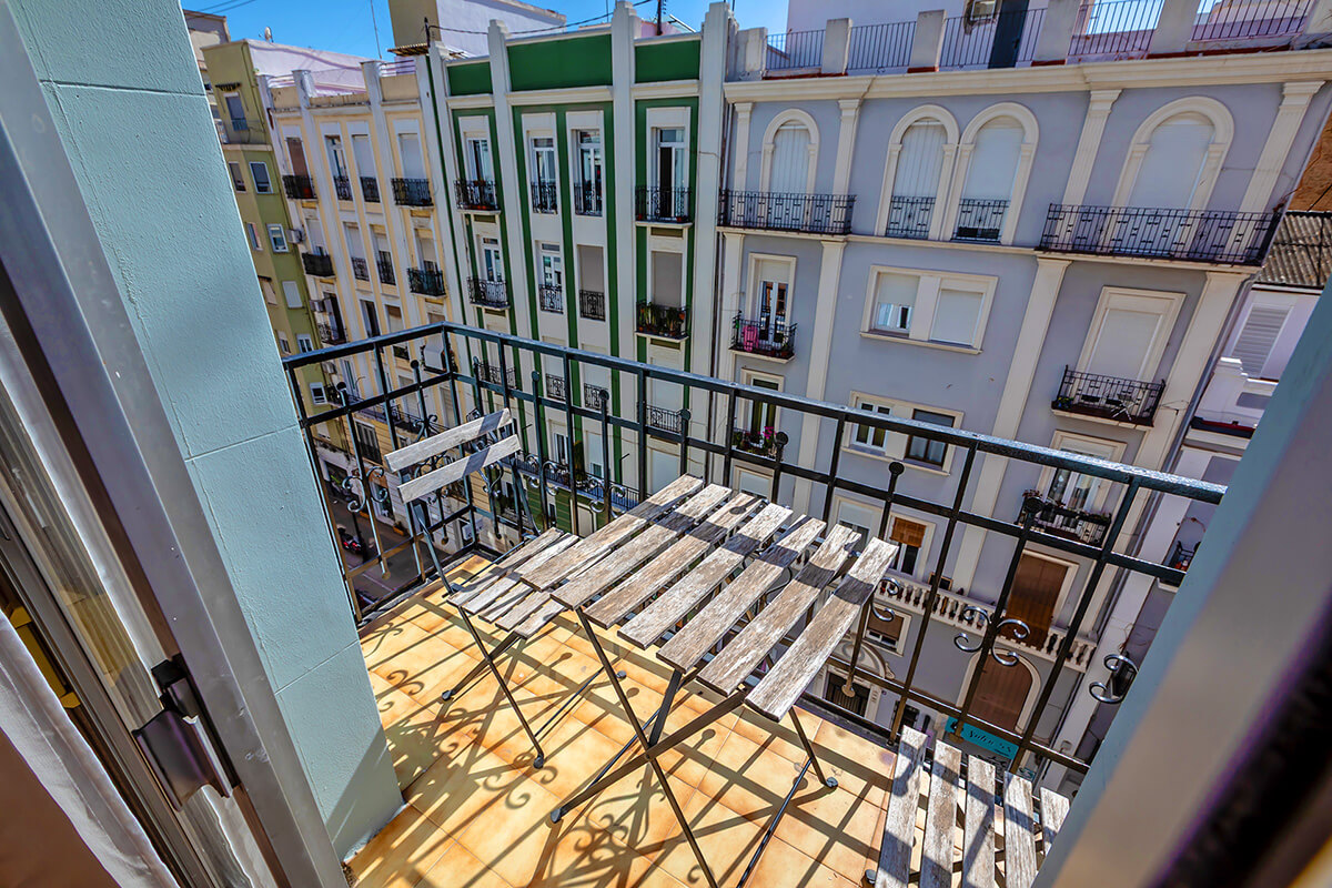 Appartement te koop Ruzafa Valencia - balkon