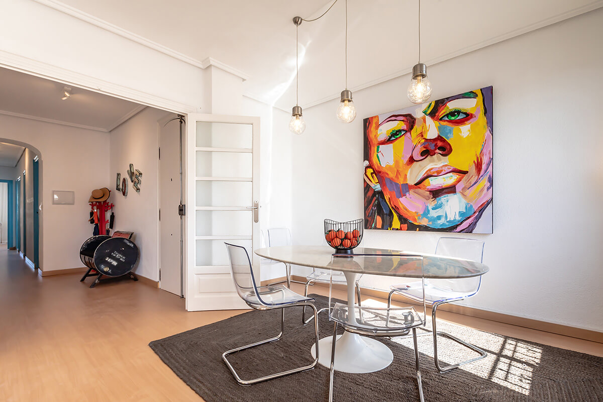 Appartement te koop Ruzafa Valencia - woonkamer