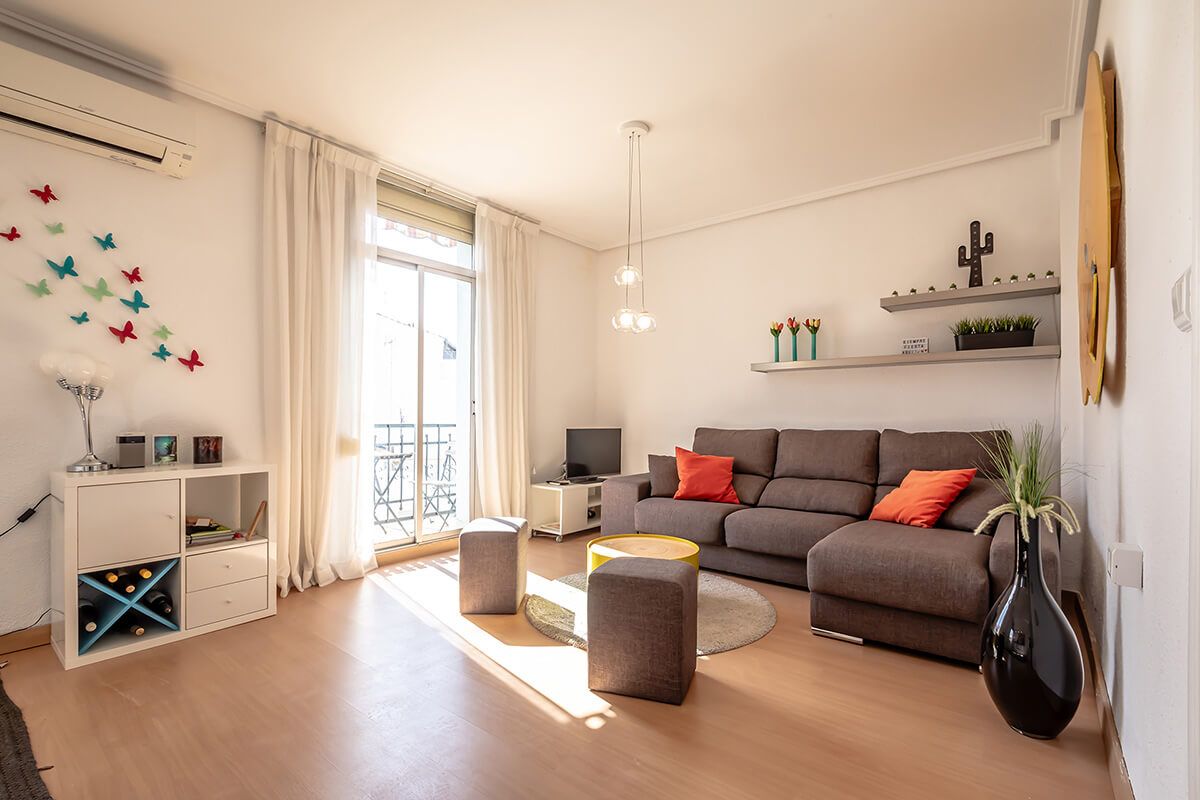 Appartement te koop Ruzafa Valencia - woonkamer