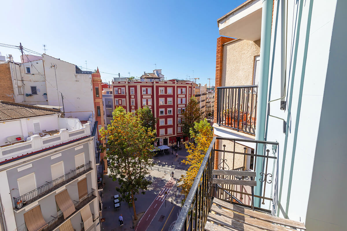 Appartement te koop Ruzafa Valencia - balkon