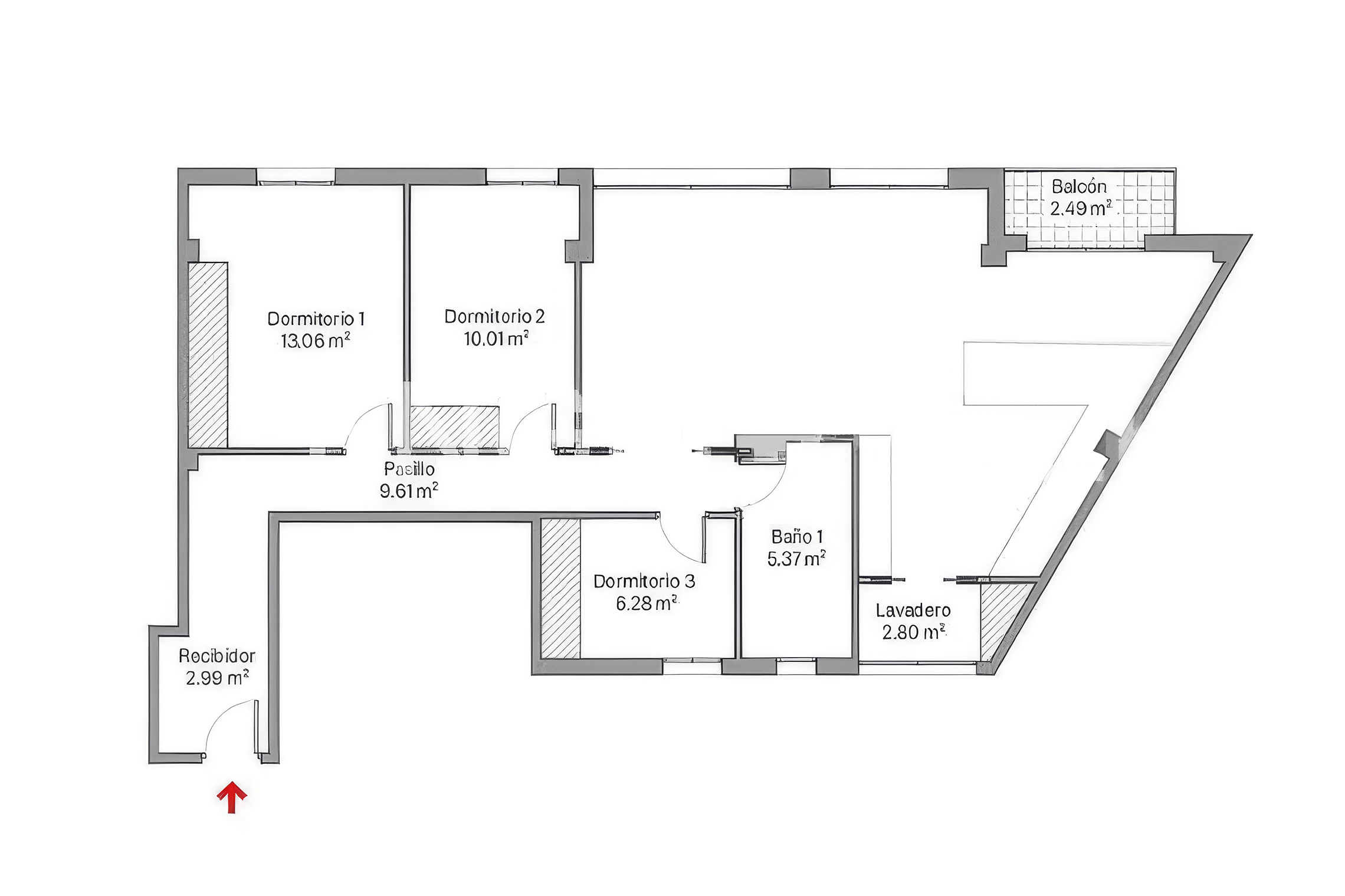 Instapklaar gerenoveerd appartement in Valencia