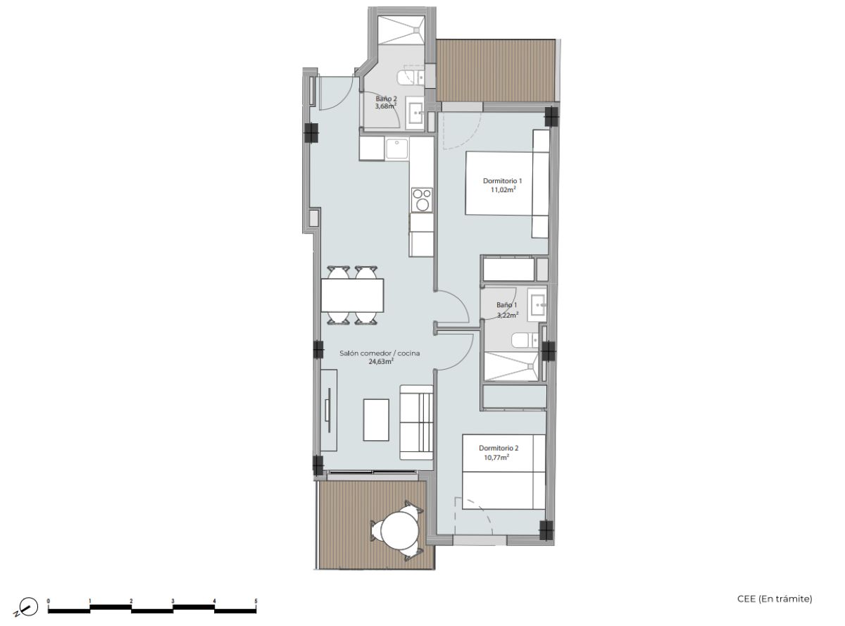 Nieuwbouw appartement te koop in Alboraya