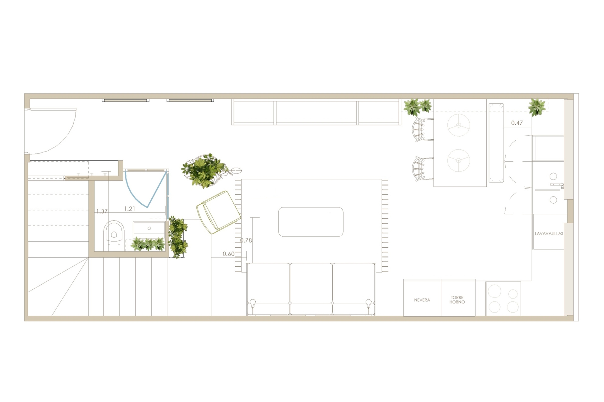 Duplex appartement te koop in Valencia stad – Malilla