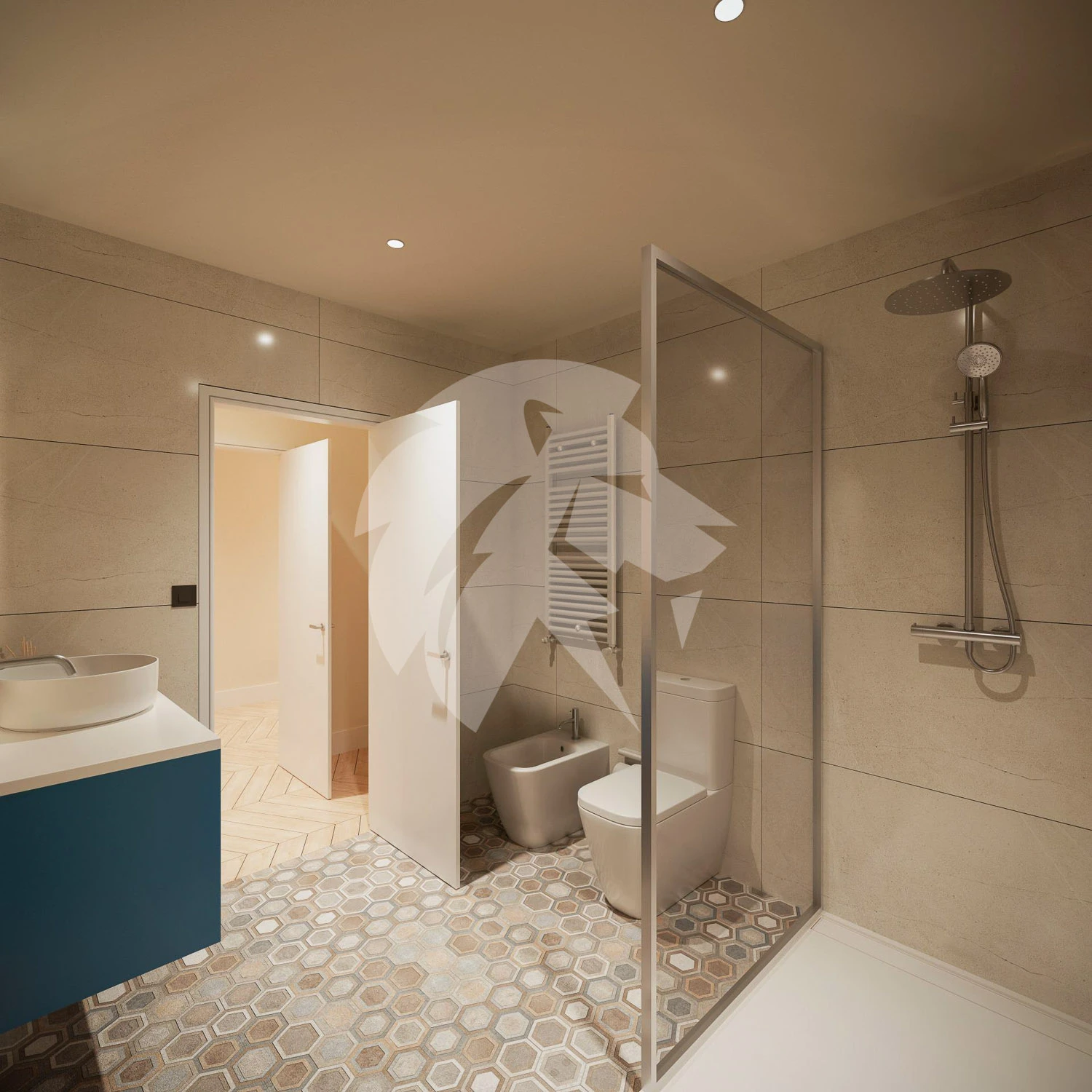 Volledig gerenoveerd appartement met privé terras in Valencia