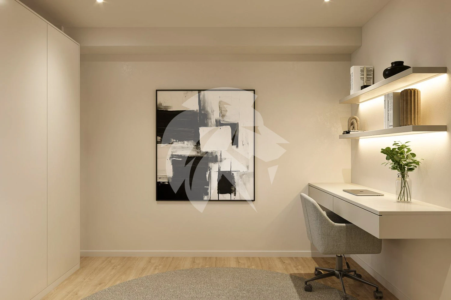 Gerenoveerd appartement met ruim terras in Valencia Stad